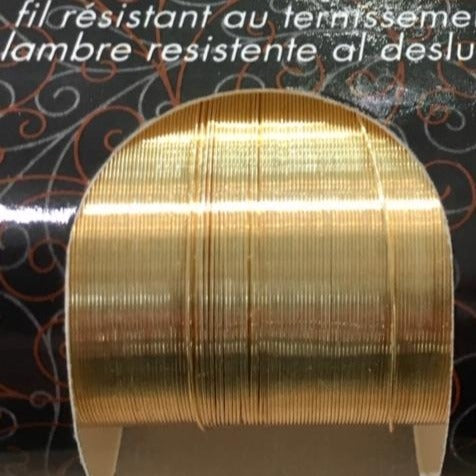 Non Tarnish Wire, Gold 18g