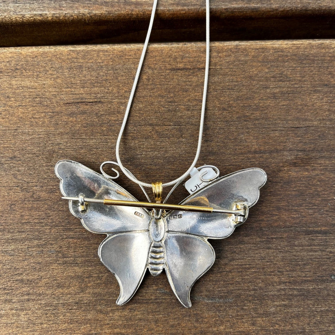 Brooch Converter, Sterling Silver, Medium