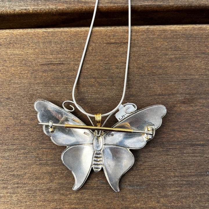 Brooch Converter, Sterling Silver, Medium