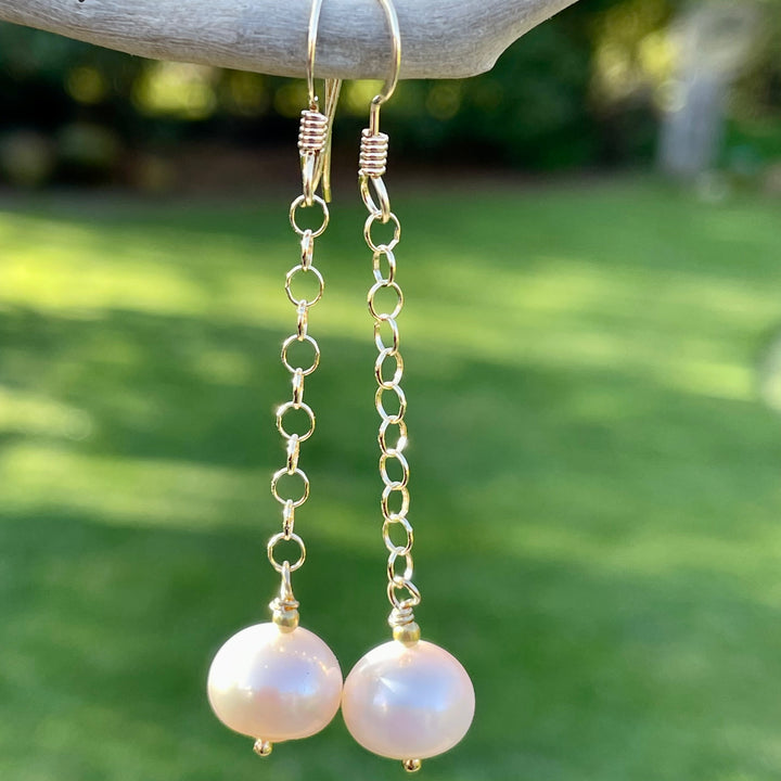 Freshwater pearl earrings