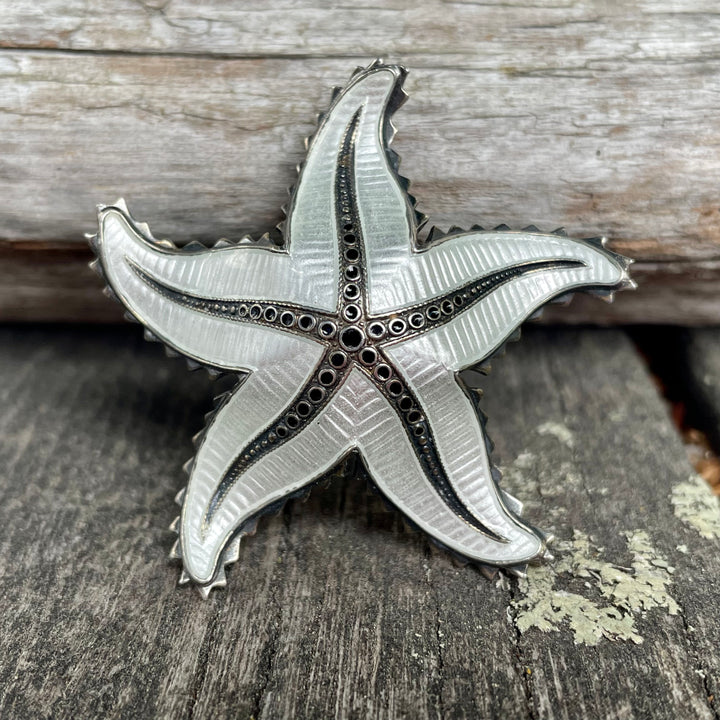 Vintage Scandinavian starfish brooch