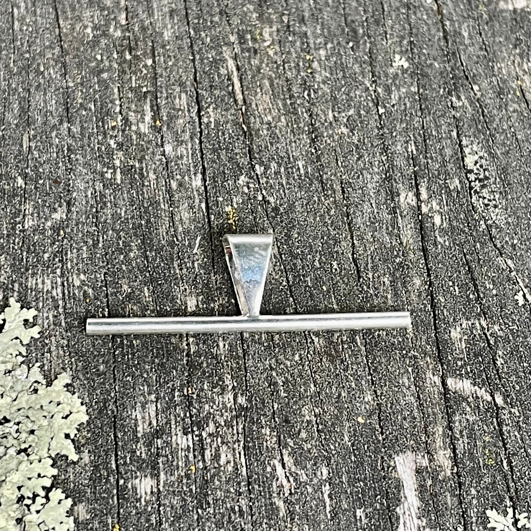 Brooch Converter, Sterling Silver, Large