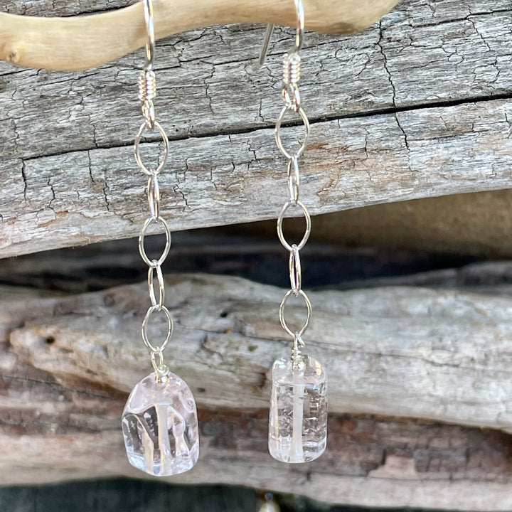 Brazilian morganite necklace & earrings set