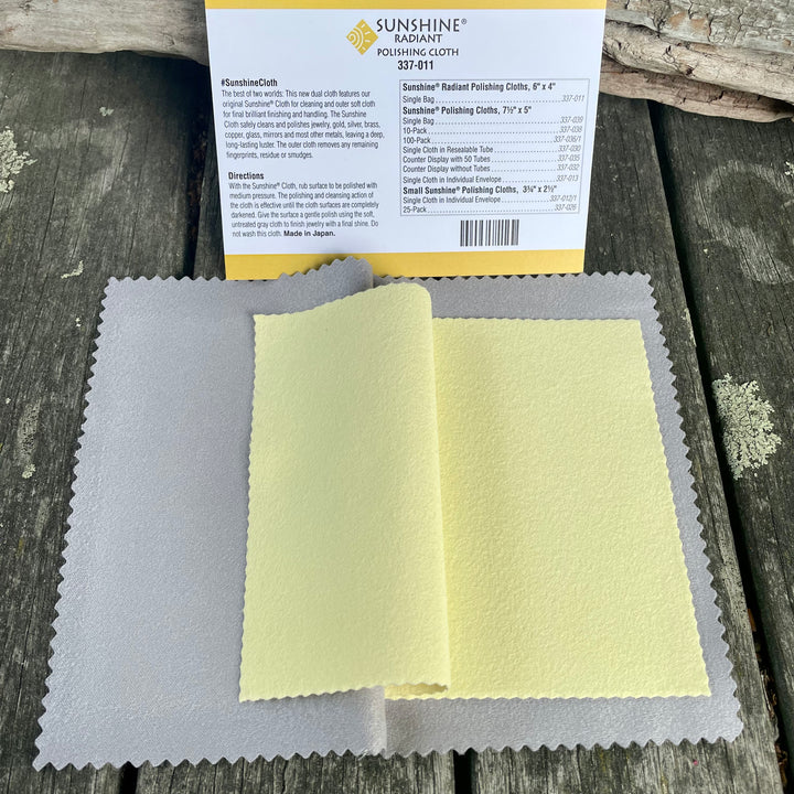 Sunshine jewellery cleaning cloth