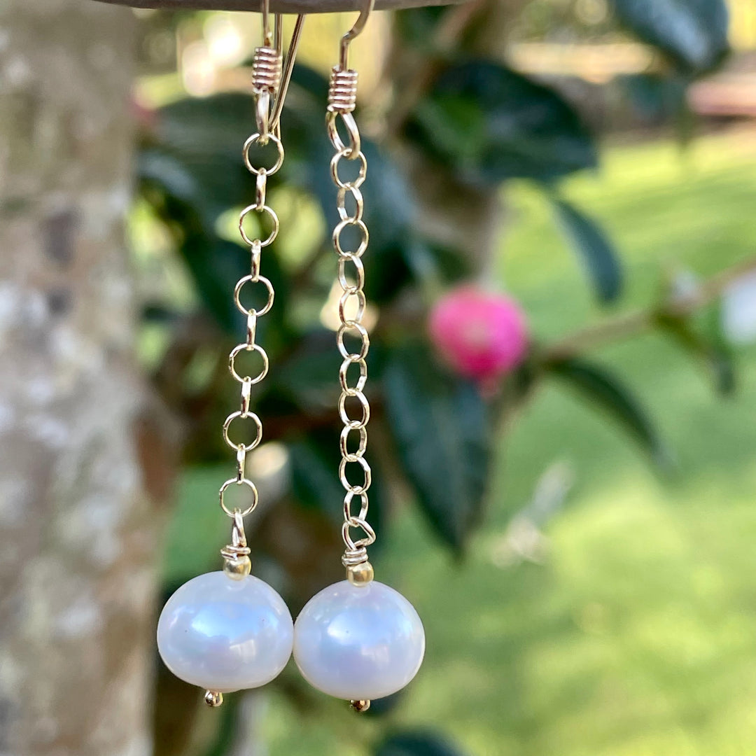 Freshwater pearl earrings