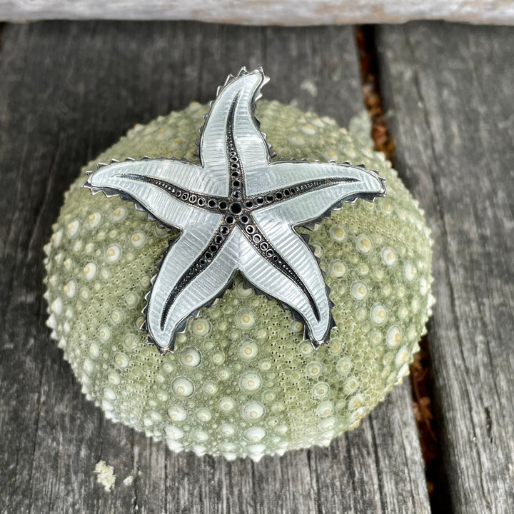 Vintage Scandinavian starfish brooch