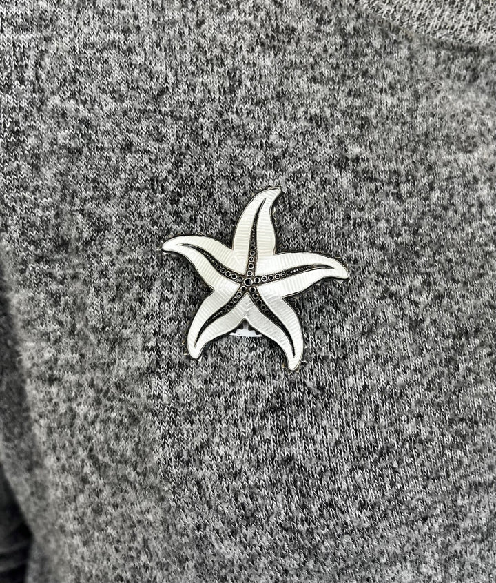 Vintage Scandinavian starfish brooch