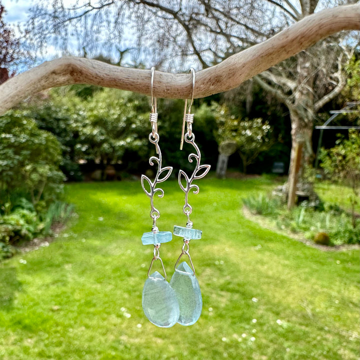 Aquamarine earrings