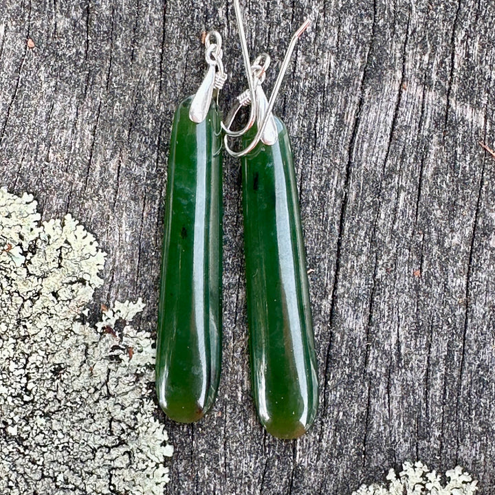 Kawa kawa greenstone earrings