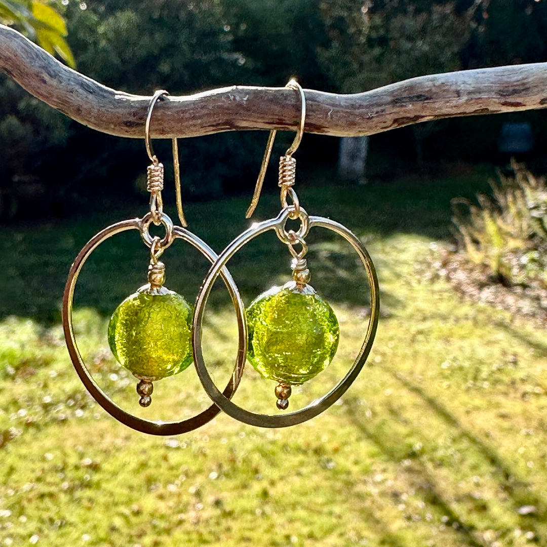 Venetian glass earrings