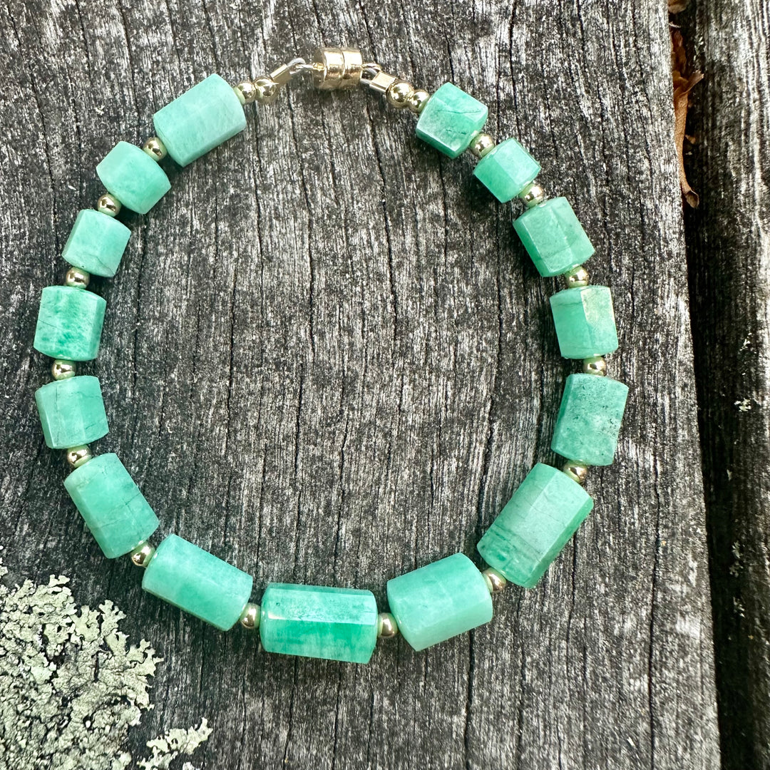 Brazilian emerald bracelet