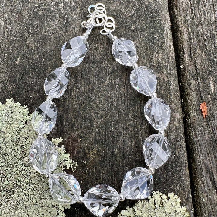 Rock crystal bracelet