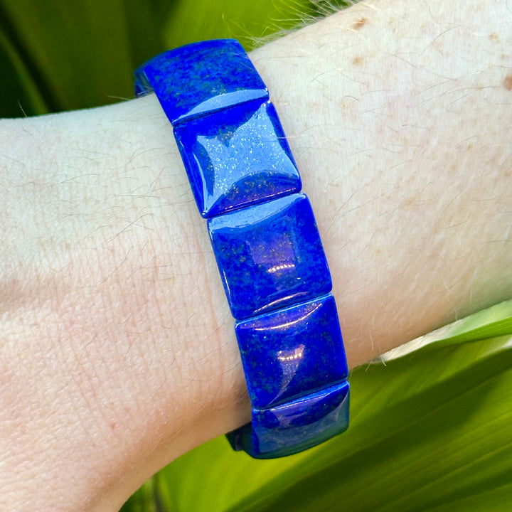 Lapis Lazuli panel bracelet