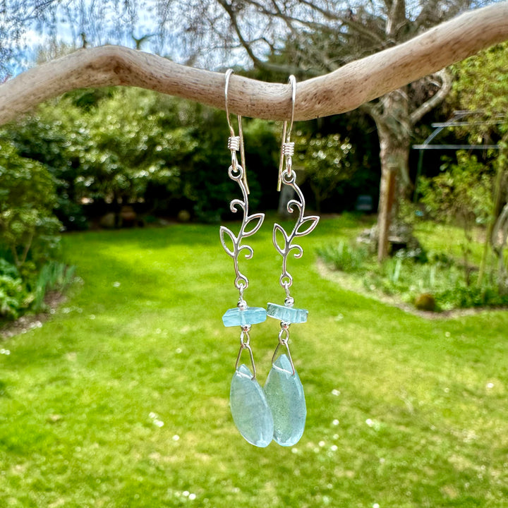 Aquamarine earrings