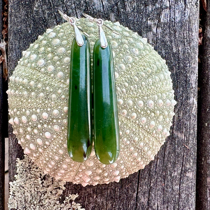 Kawa kawa greenstone earrings