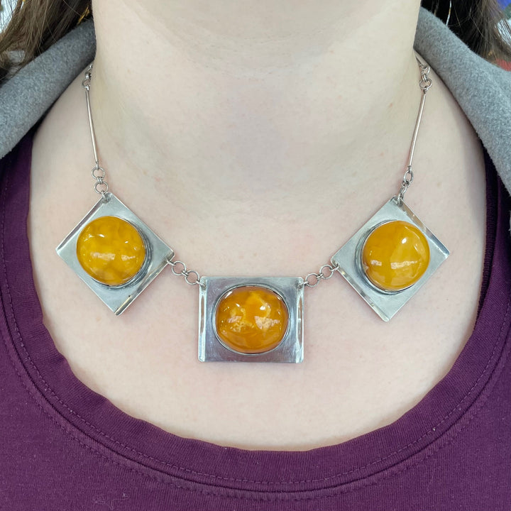 Vintage Butterscotch Amber necklace