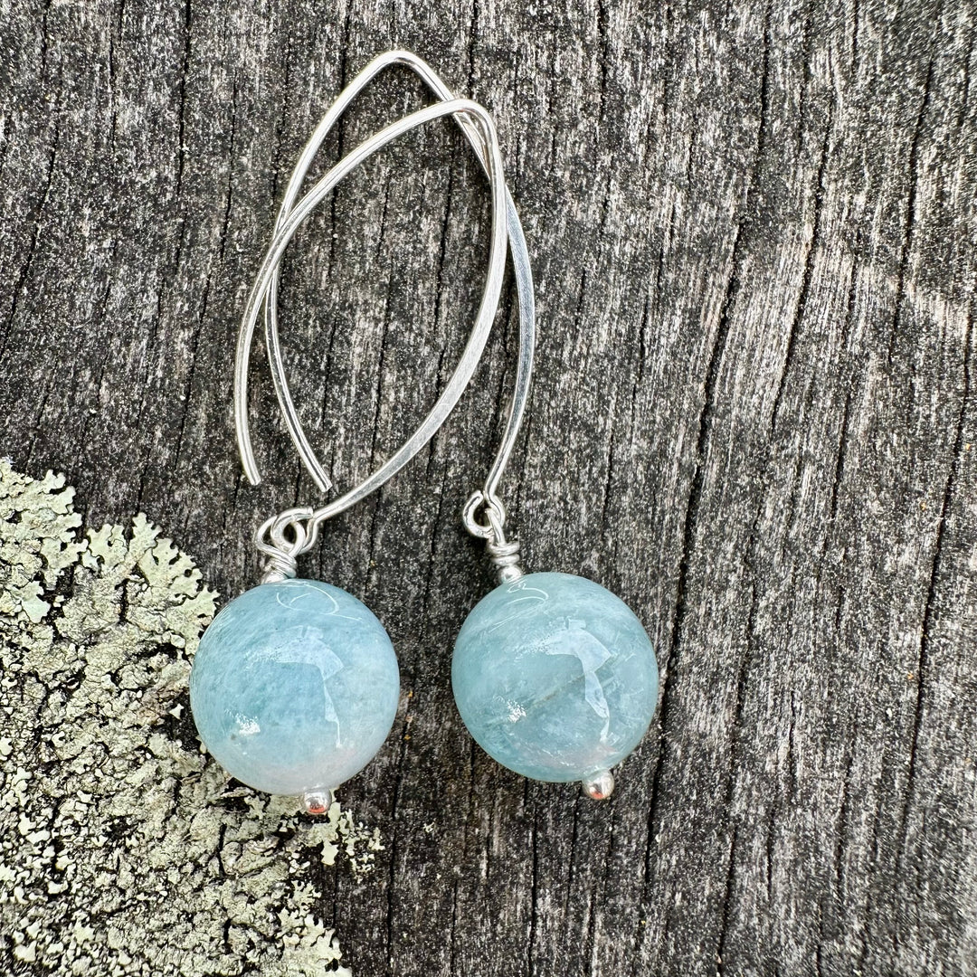 Aquamarine earrings