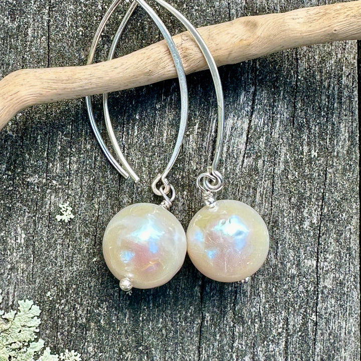 AA quality freshwater pearl earrings