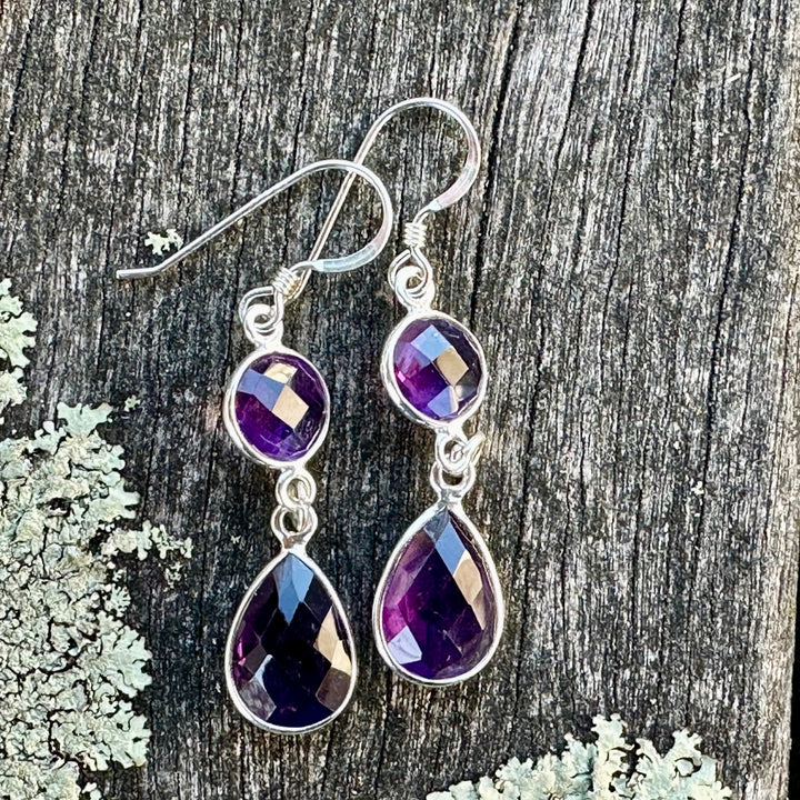 Amethyst earrings