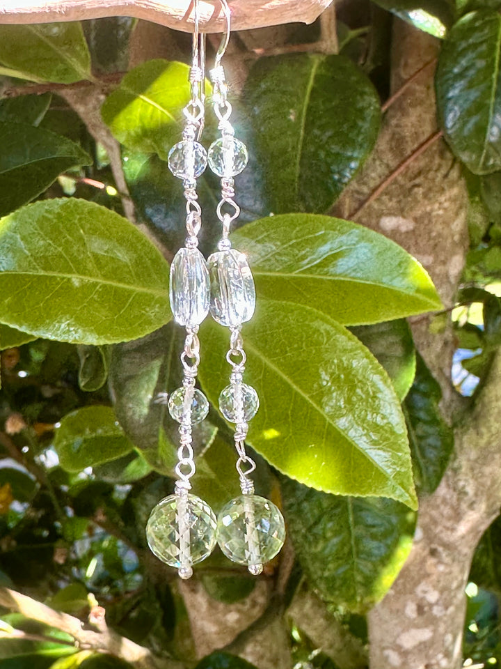 Prasiolite earrings