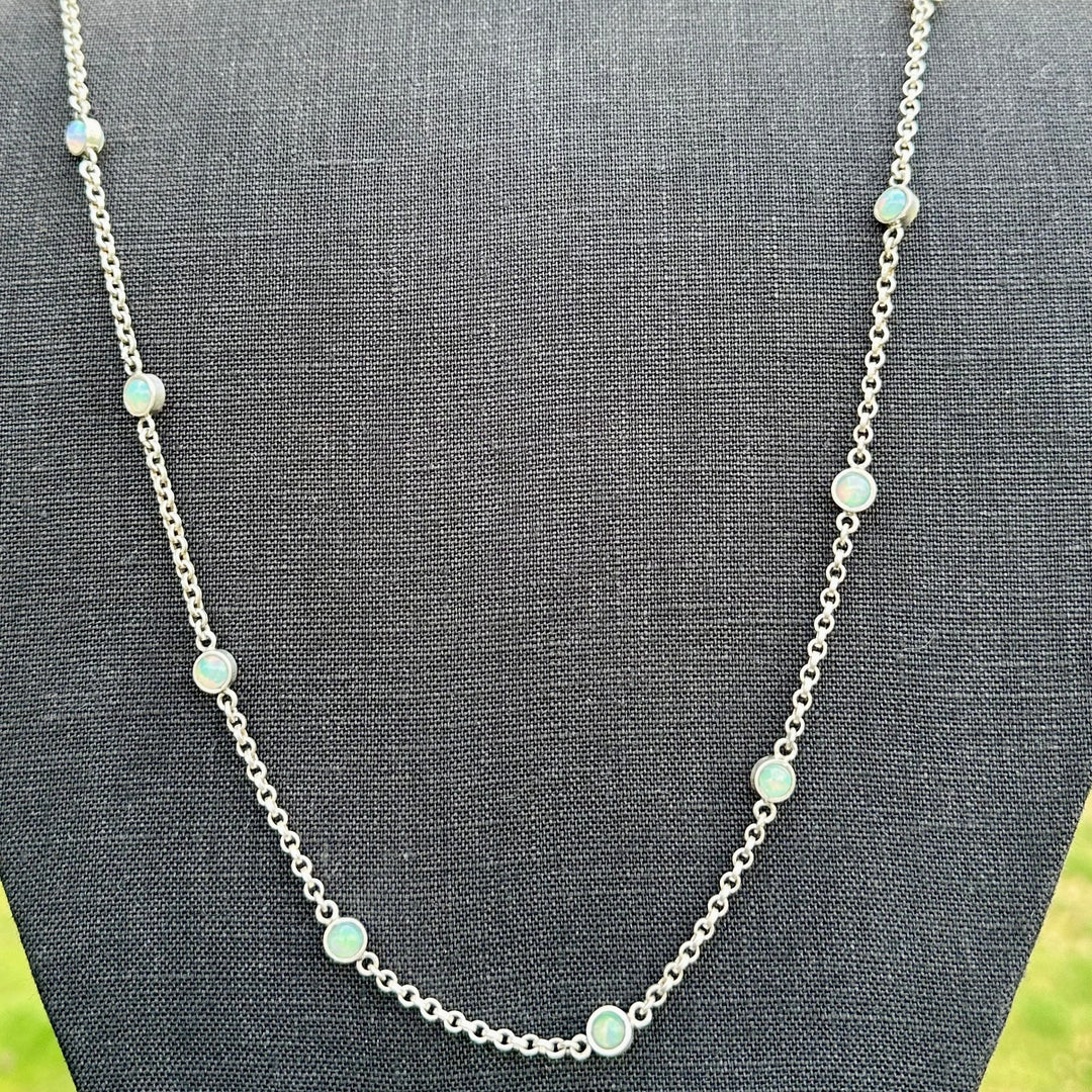 Ethiopian opal necklace