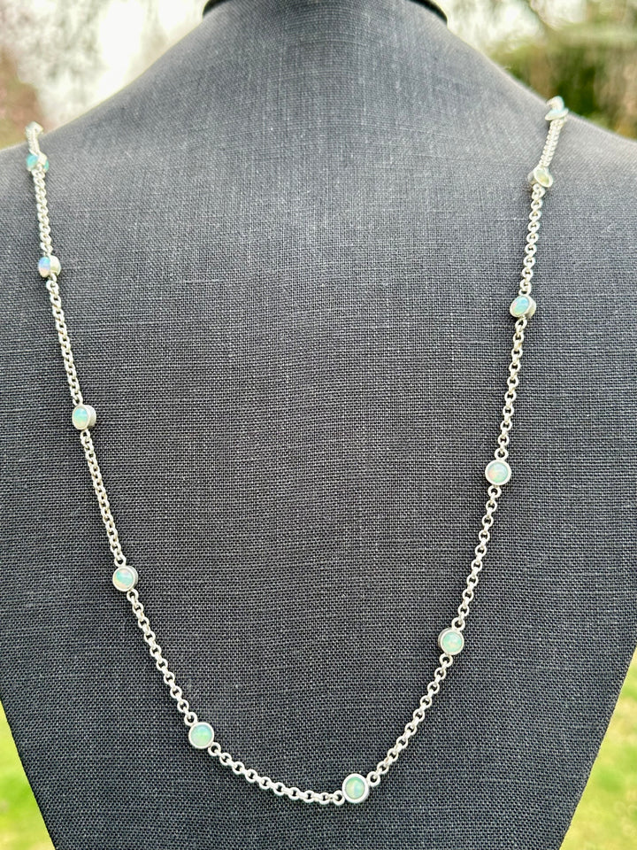 Ethiopian opal necklace