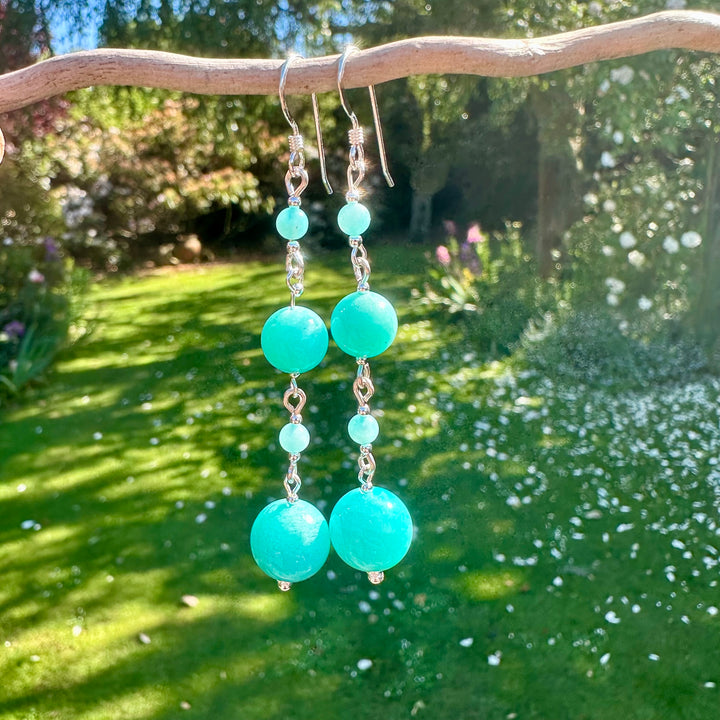 Amazonite earrings