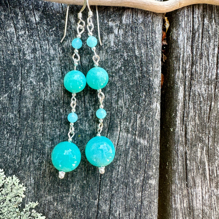 Amazonite earrings