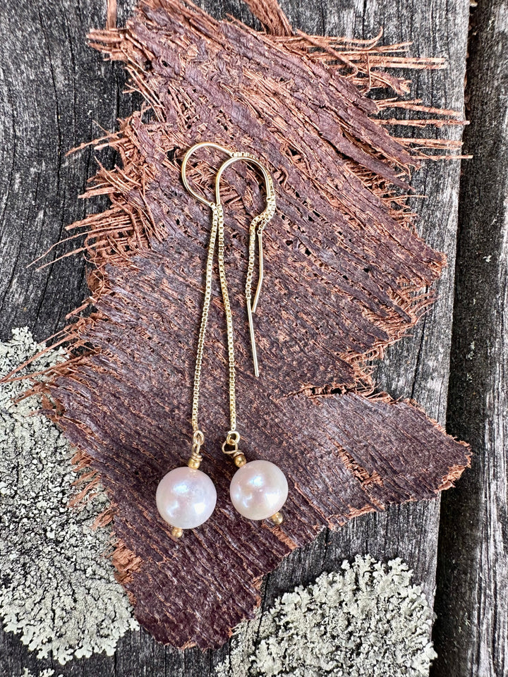 Freshwater pearl earrings