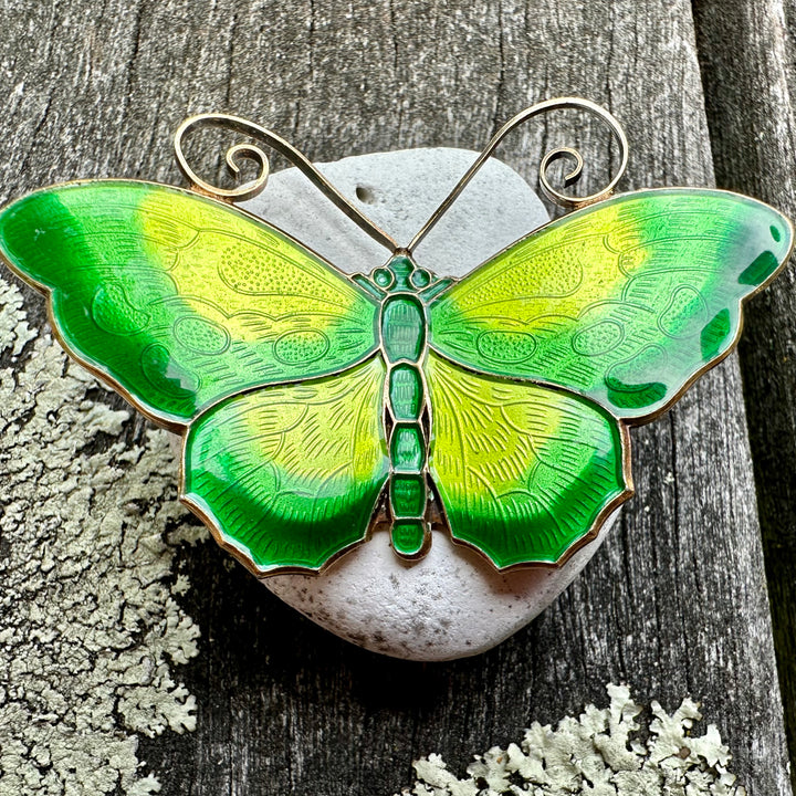 Vintage David Andersen butterfly brooch