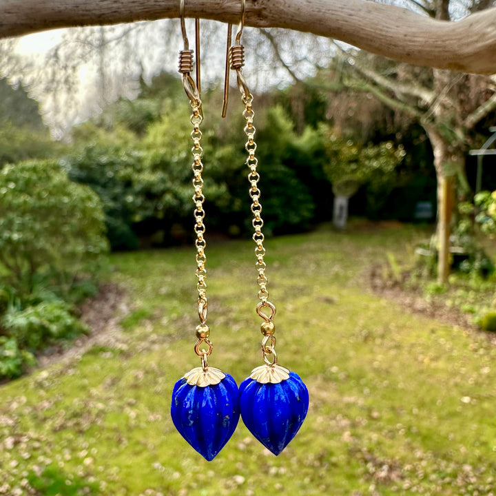 Lapis lazuli earrings