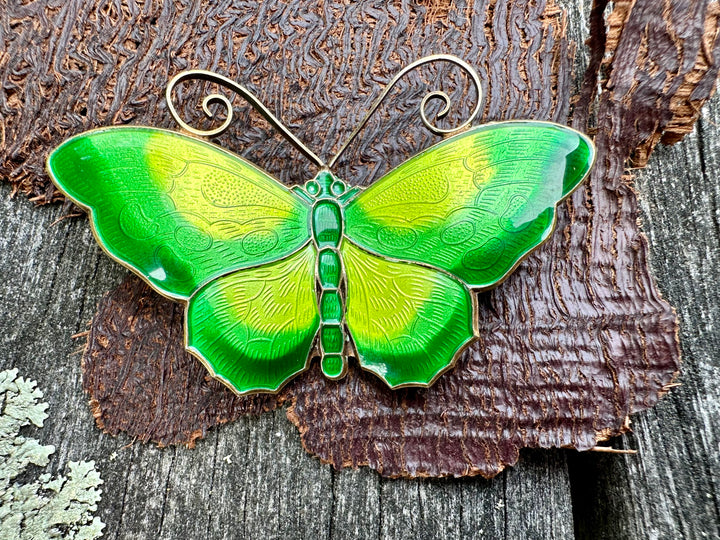 Vintage David Andersen butterfly brooch