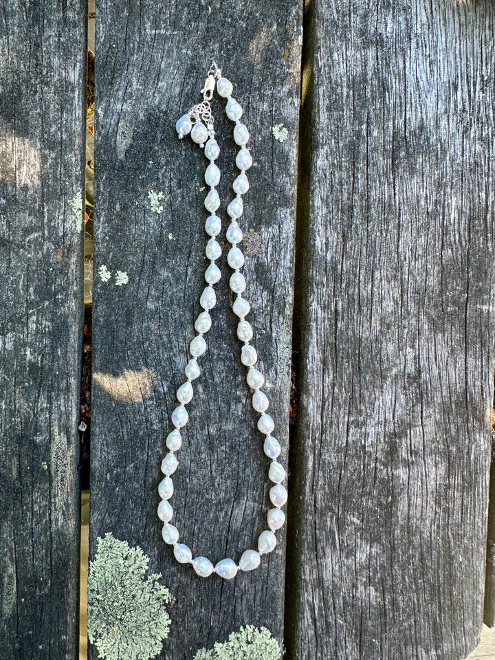 Baroque freshwater pearl necklace