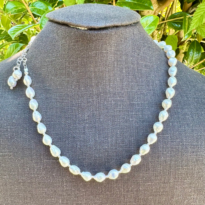 Baroque freshwater pearl necklace