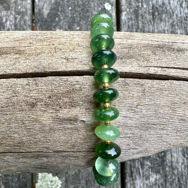 Siberian jade bracelet