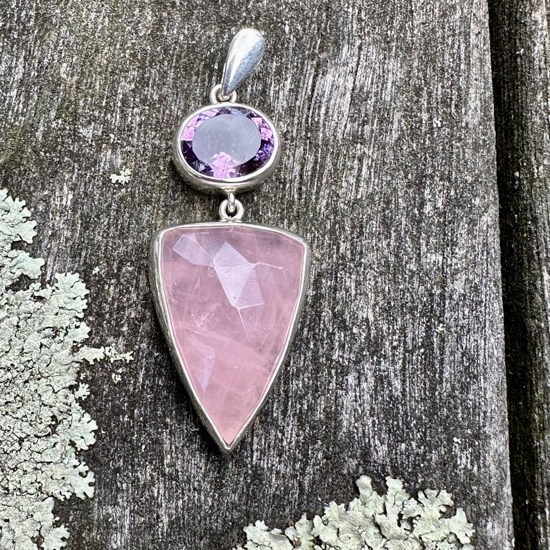 Rose quartz necklace afterpay deals