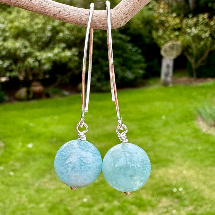 Aquamarine earrings