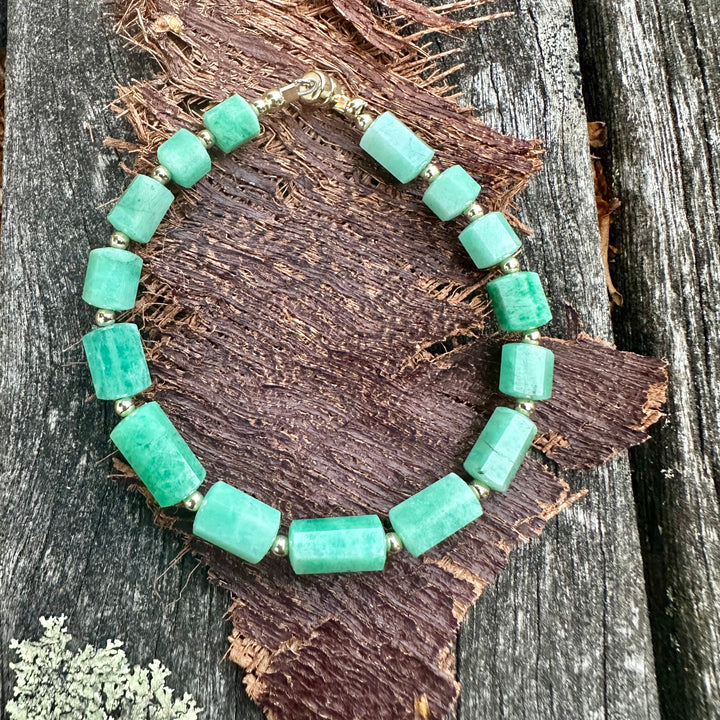 Brazilian emerald bracelet