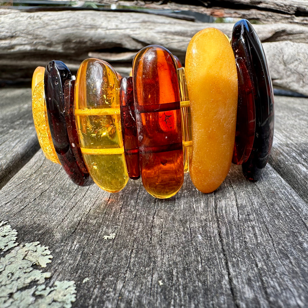 Baltic amber cuff