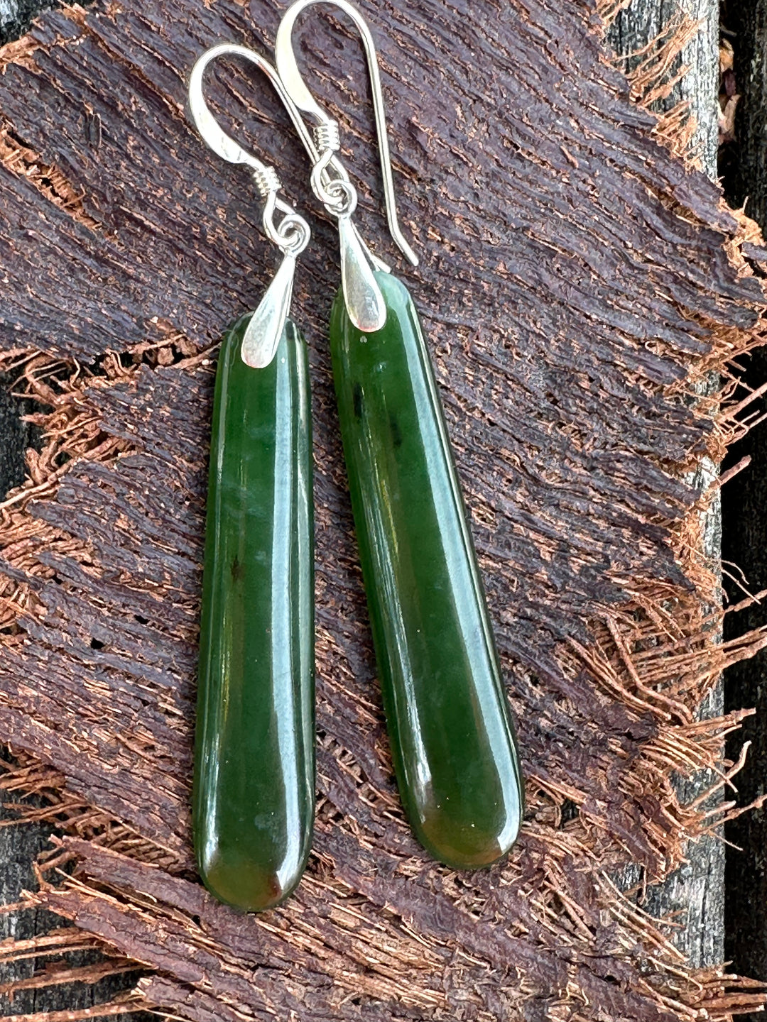 Kawa kawa greenstone earrings