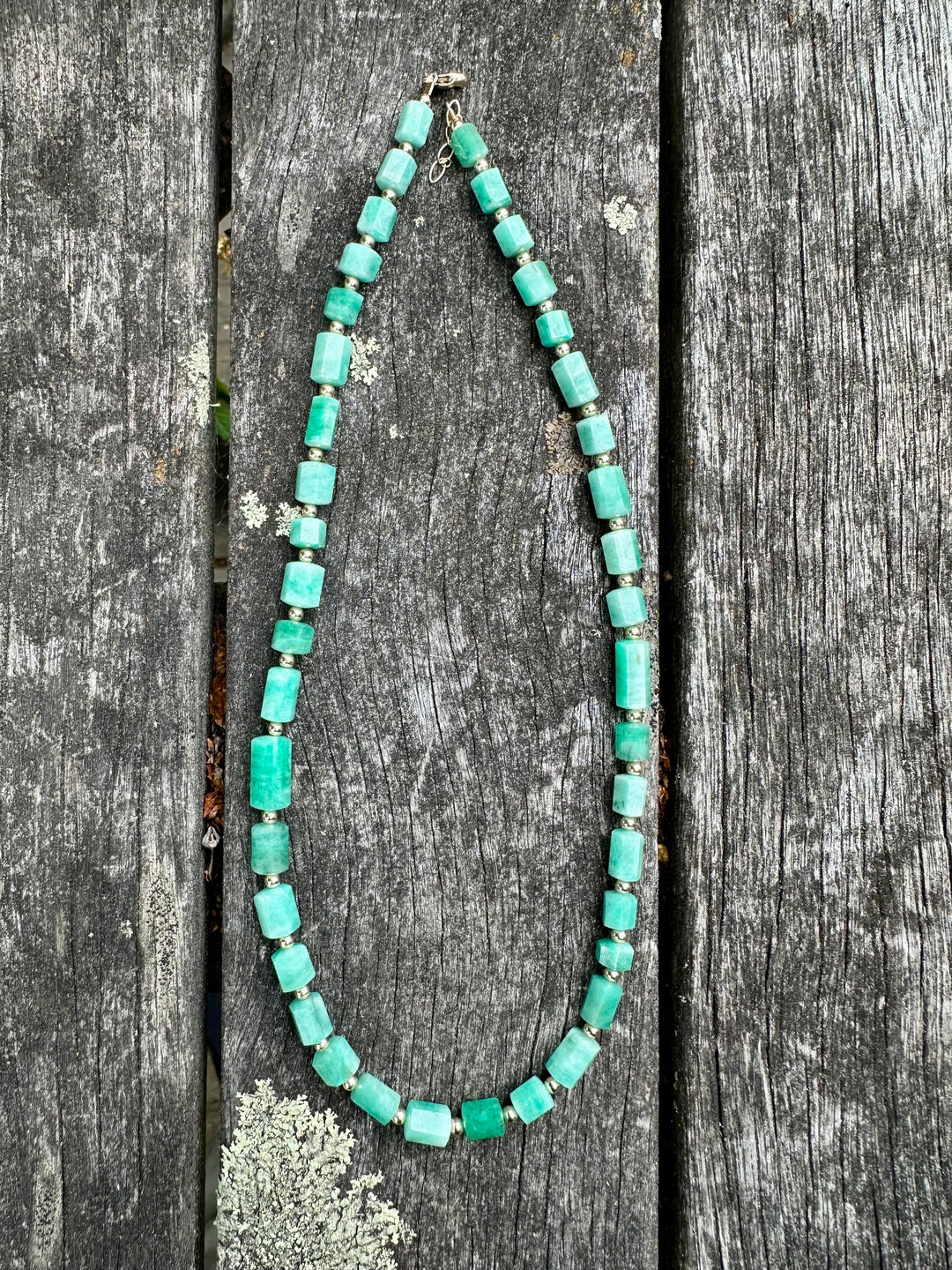 Brazilian emerald necklace