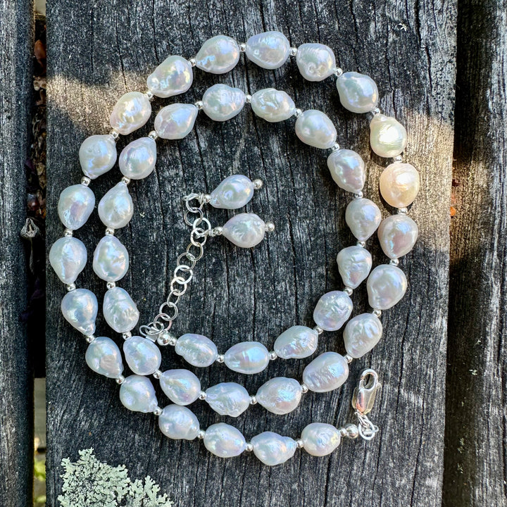 Baroque freshwater pearl necklace