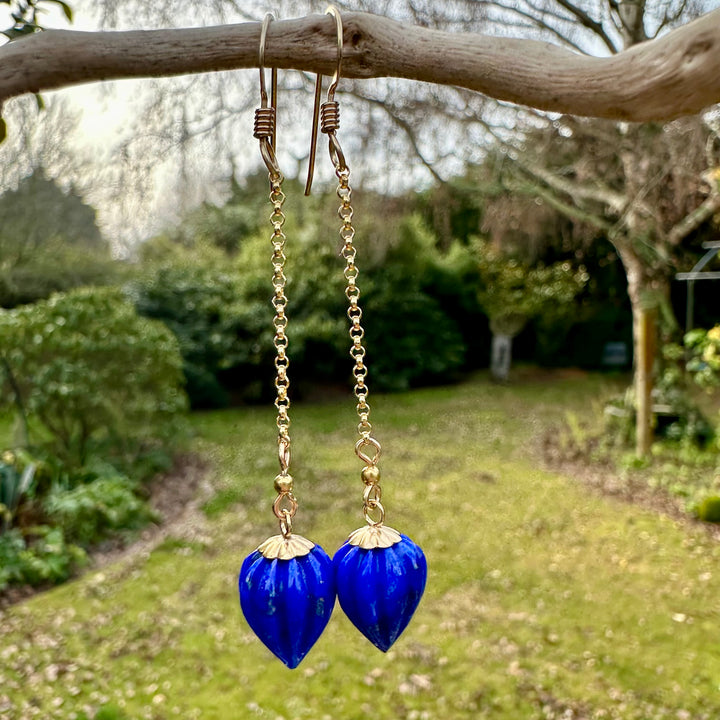 Lapis lazuli earrings