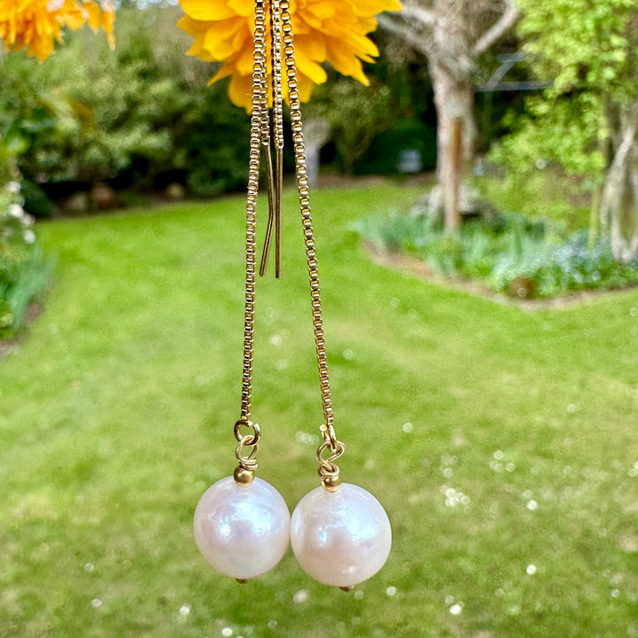 Freshwater pearl earrings