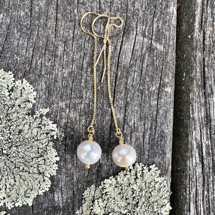 Freshwater pearl earrings