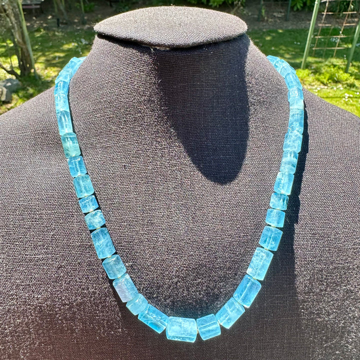 200 carat Brazilian aquamarine necklace