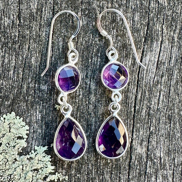 Amethyst earrings