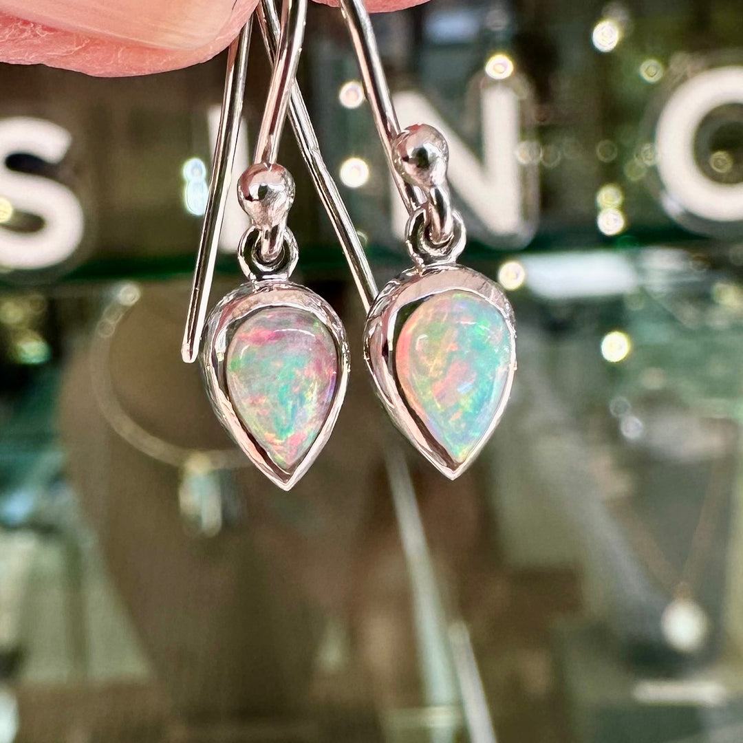 .58ct Australian crystal opal drops