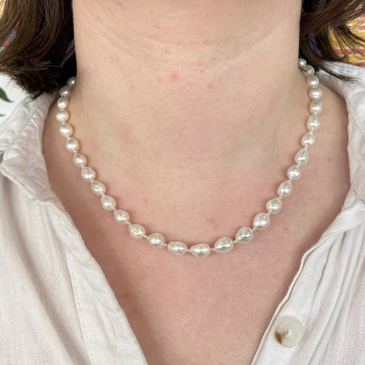 Baroque freshwater pearl necklace