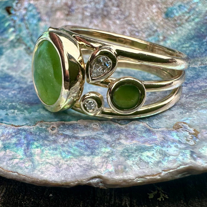 Sky full of stars pounamu ring